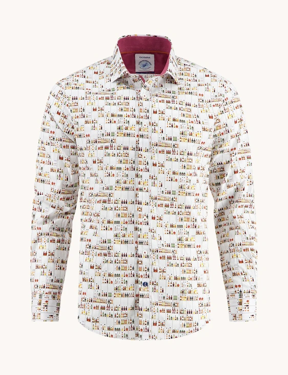 A Fish named Fred casual overhemd 32.006