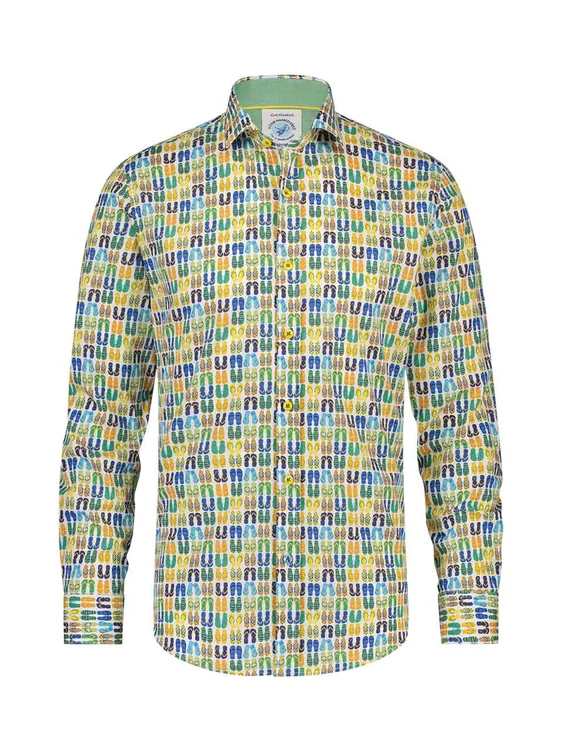 A Fish named Fred casual overhemd Slim Fit 26.01.016