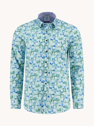 A Fish named Fred casual overhemd Tailored Fit 33.014