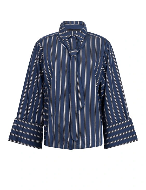 Aaiko blouse ELDA BLUE STRIPE