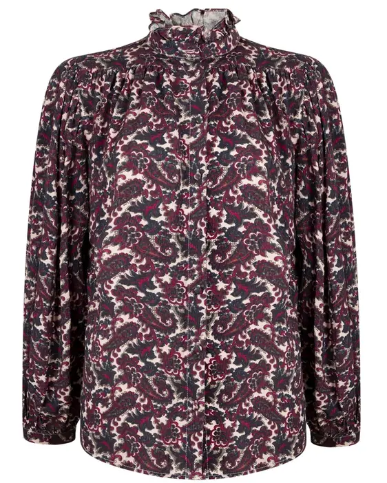 Aaiko blouse NOLA PAISLEY VIS