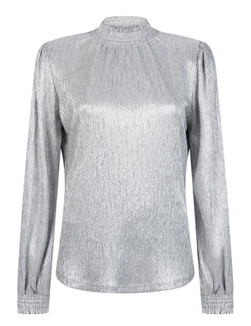 Aaiko blouse TORY METALLIC PES