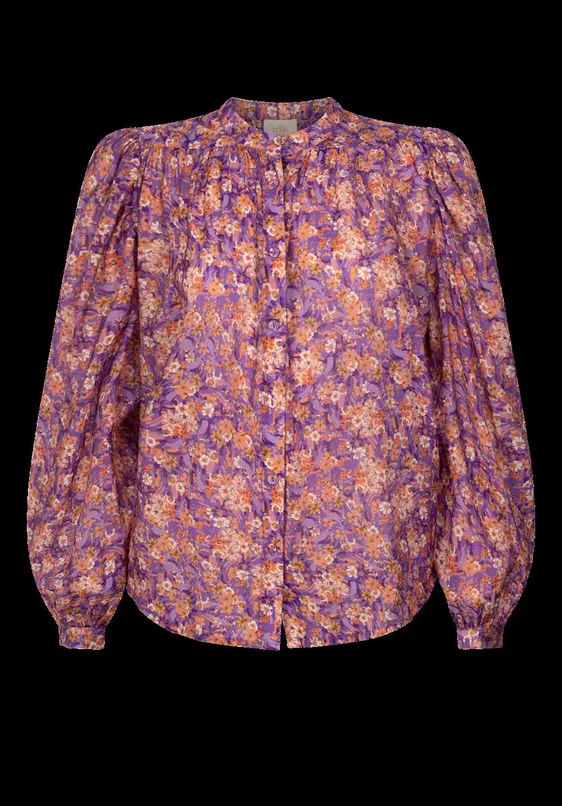 Aaiko blouse ZOYA MAUVE FLOWER