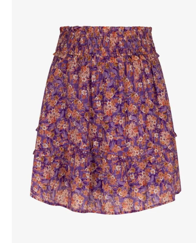 Aaiko midi rok CANYA MAUVE FLOWE