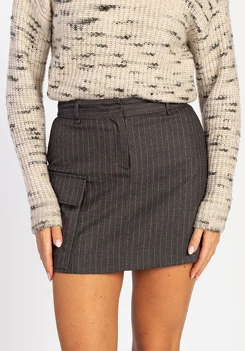 Aaiko mini rok PASCALE PINSTRIPE