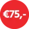 Artikelen 75 euro ronde prijs