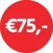 Artikelen 75 euro ronde prijs