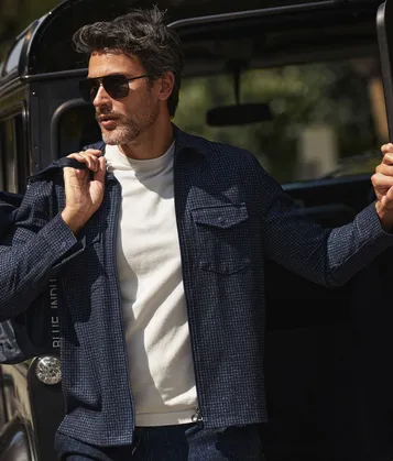 Blue Industry overshirt PISAW25-M1