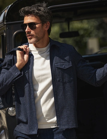 Blue Industry overshirt PISAW25-M1