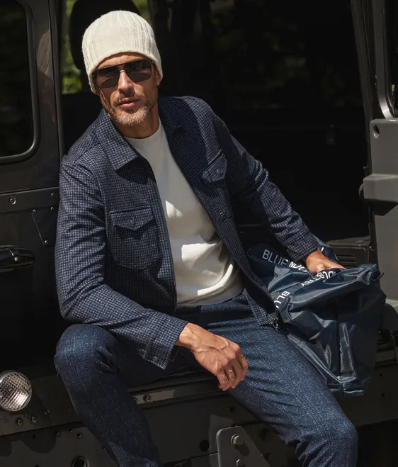 Blue Industry overshirt PISAW25-M1