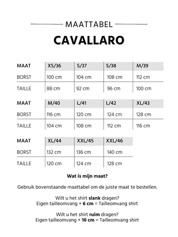 Cavallaro business overhemd 110999118
