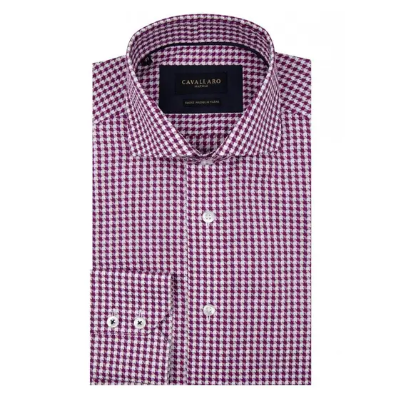 Cavallaro casual overhemd Tailored Fit 1095010-65103