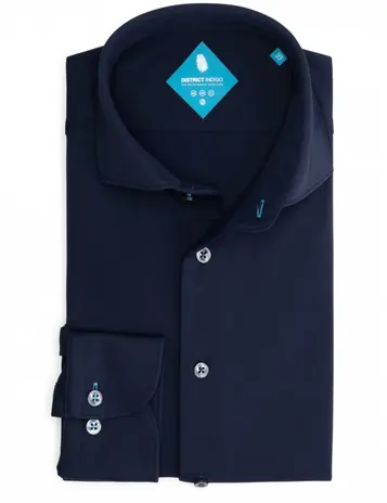 District Indigo jersey overhemd 7.31.025.780