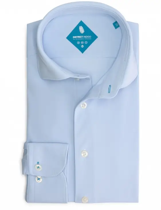 District Indigo jersey overhemd 7.31.025.780