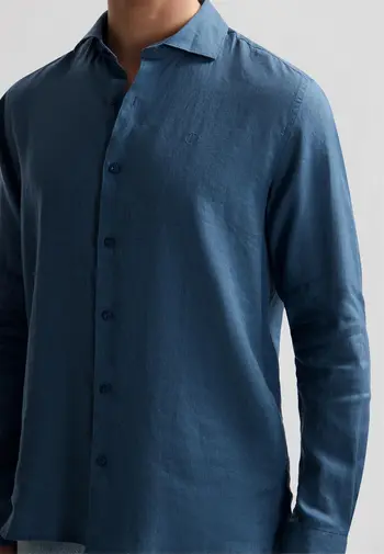 Dstrezzed linnen overhemd Slim Fit 303710