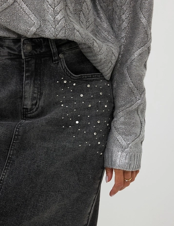 Esqualo midi rok W24.12701