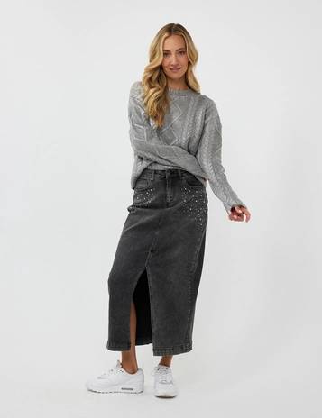 Esqualo midi rok W24.12701