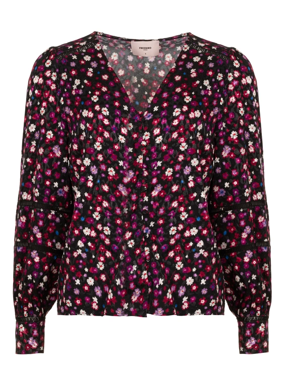 Freebird blouse Bossa Wv-Jacquard