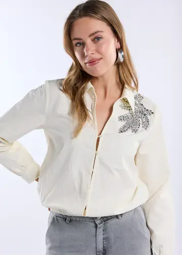 Freebird blouse Bria Wv-Cot-Strip