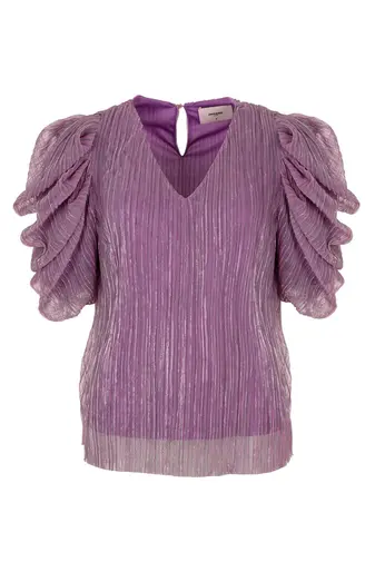 Freebird blouse Thyme F-Jer-Pliss