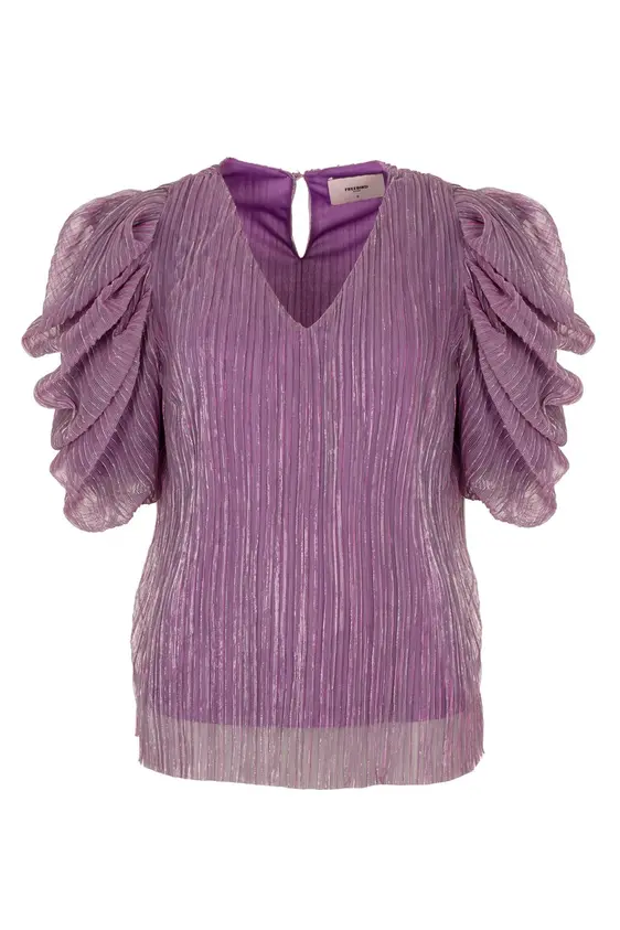 Freebird blouse Thyme F-Jer-Pliss