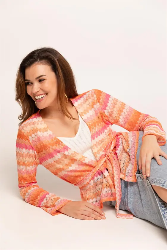 Freebird gilets Chloe Wv-Zigzag-L