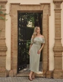 Freebird jurk Bonne Jer-Plisse-