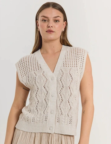 Freequent gilets 206074-LIMBO WA