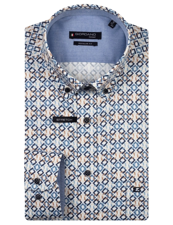 Giordano casual overhemd 527014