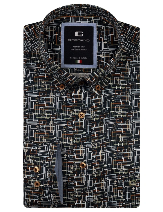 Giordano casual overhemd 527034