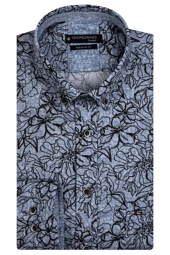 Giordano casual overhemd Regular Fit 127014