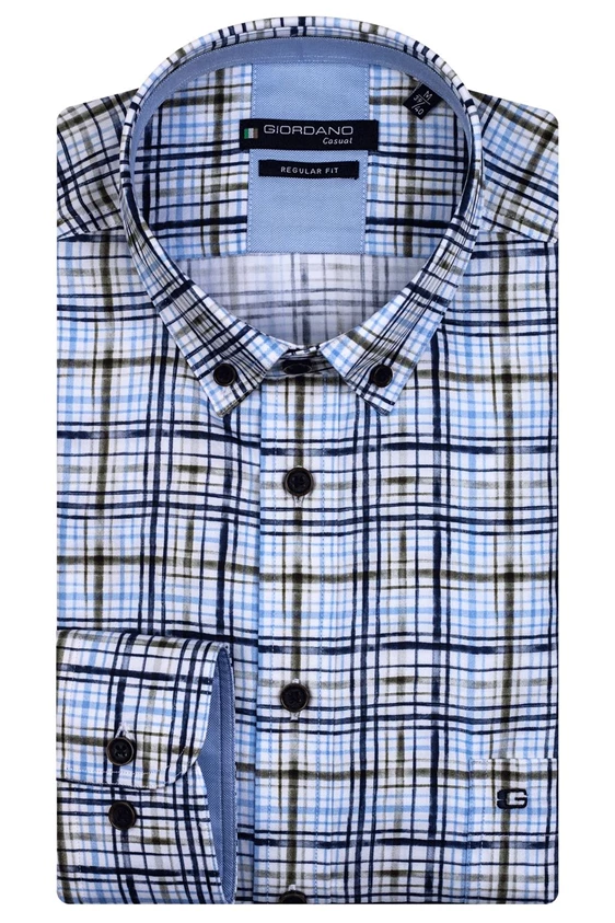 Giordano casual overhemd Regular Fit 127318