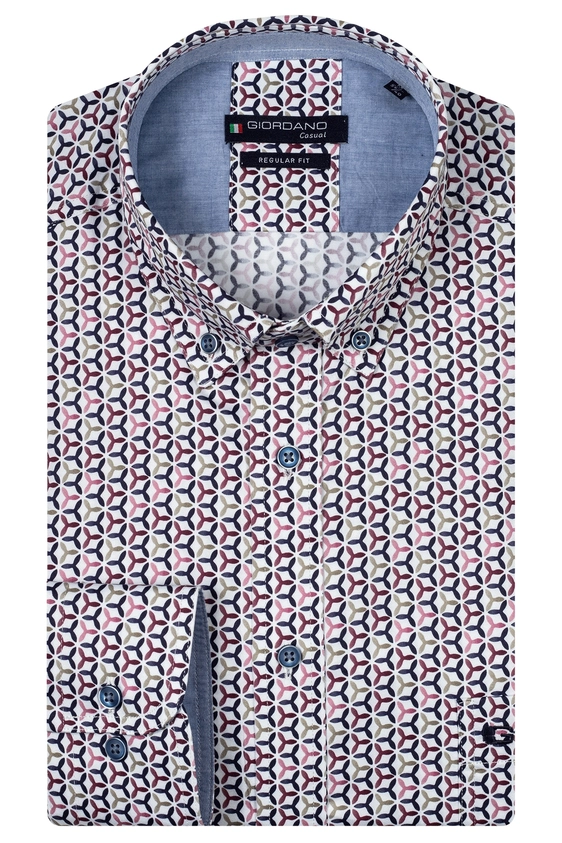 Giordano casual overhemd Regular Fit 427018