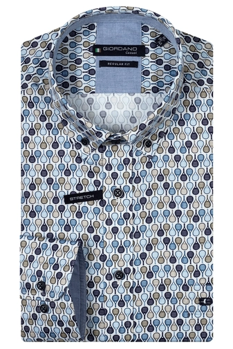 Giordano casual overhemd Regular Fit 427029