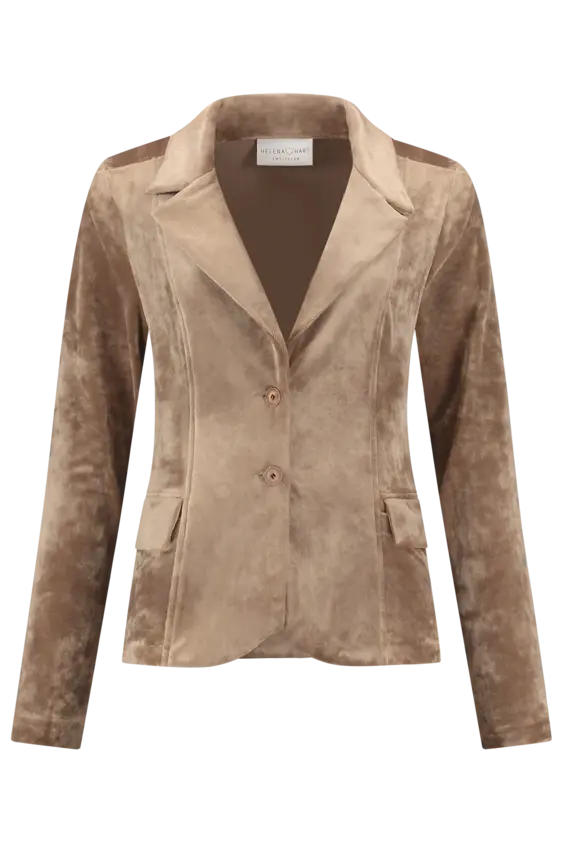 Helena Hart blazer 7446-BL-VEL-KORTO