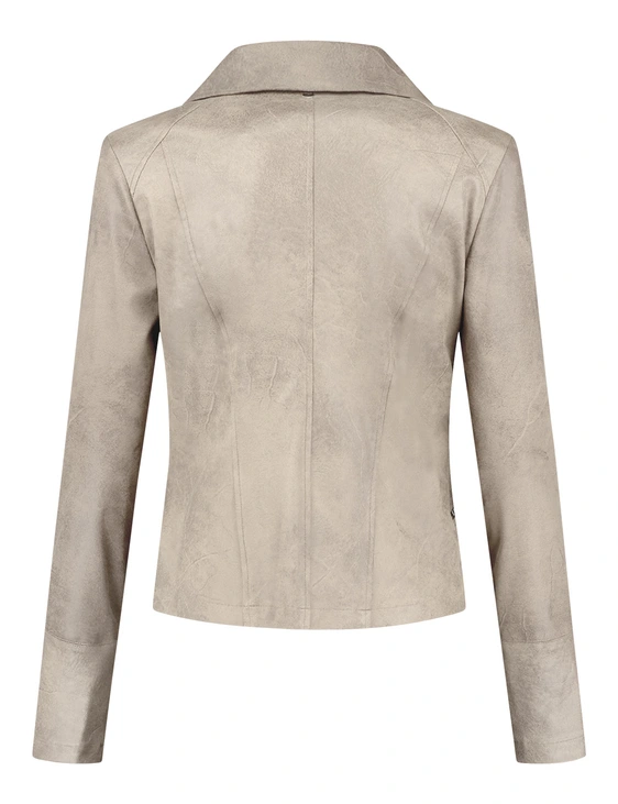 Helena Hart leren blazer 7288-zipper biker