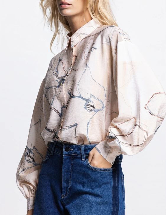 JANSEN blouse OCEAN SS26