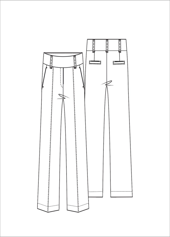 JANSEN pantalons ALEIDAS W26