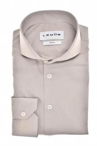Ledub jersey overhemd Slim Fit 0143455