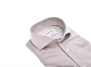 Ledub jersey overhemd Slim Fit 0143455