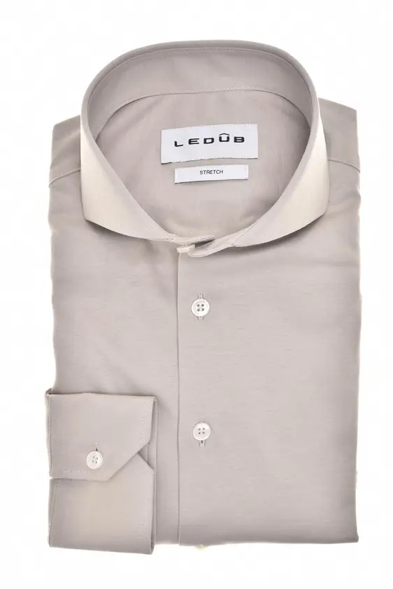 Ledub jersey overhemd Slim Fit 0143455