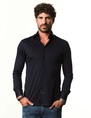 Ledub jersey overhemd Slim Fit 0143470