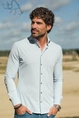 Ledub jersey overhemd Slim Fit 0143470