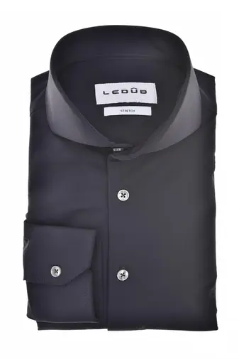 Ledub jersey overhemd Slim Fit 0143470