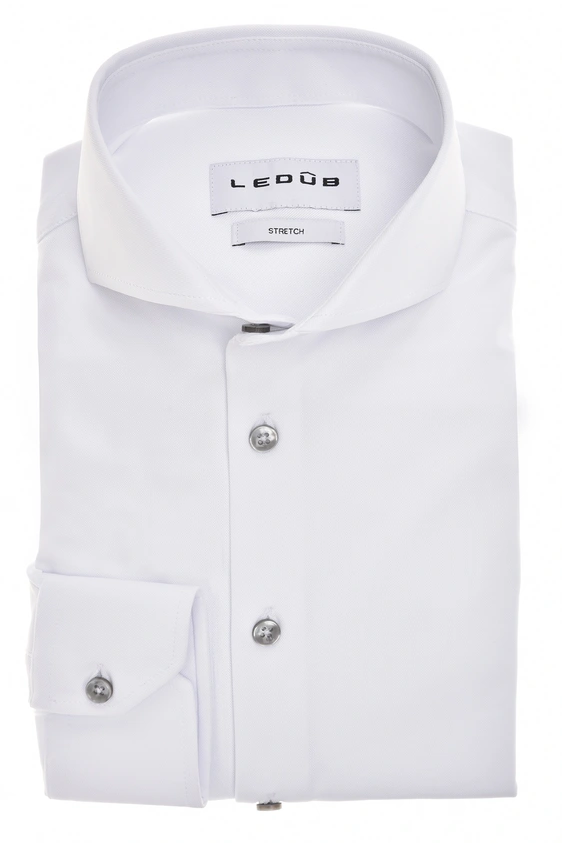 Ledub jersey overhemd Slim Fit 0143470