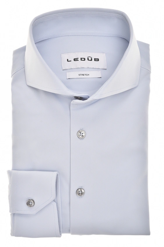 Ledub jersey overhemd Slim Fit 0143470