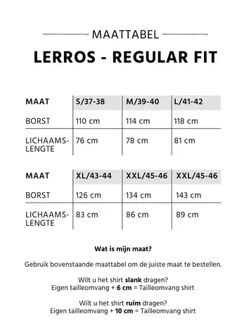 Lerros overhemd 2441016