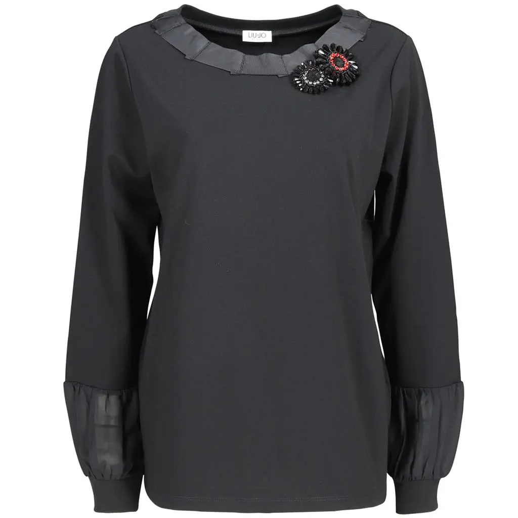 Liu Jo Truien F68 180 In Het Zwart liu jo kopen in de aanbieding Liu Jo Truien F68 180 In Het Zwart liu jo kopen in de aanbieding