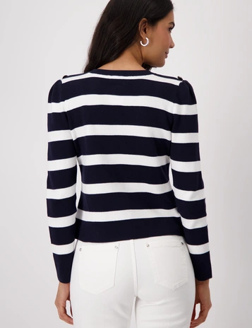 Monari gebreid vest 409228