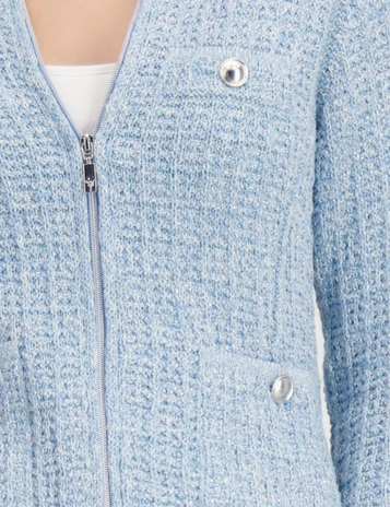 Monari gebreid vest 409286